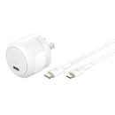 Belkin Boostcharge Wall Charger USB-C With Lightning Connector Compact30w
