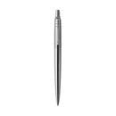 Parker Jotter Stainless Steel Ballpoint Pen Chrome Trim Medium 1.0mm Blue
