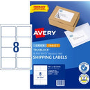 Avery Shipping Labels Trueblock Laser Inkjet 959403 / L7165 99.1 x 67.7mm 8 Per Sheet White Pack 80
