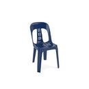 Inde Stacking Chair Plastic Navy Blue