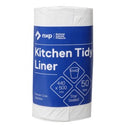 NXP Kitchen Tidy Liner 22L 400 x 500mm 8mu White Roll 50