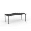 Cubit Desk 1800Wx800D Black / Silver Frame