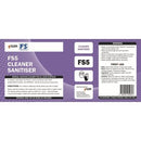 2Care FS5 Sanitiser Cleaner Label Pack 3