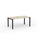 Cubit Desk 1500wx800d Nordic Maple Top / Black Frame
