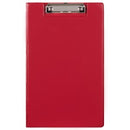 Marbig Clipboard PVC Double Foolscap Red