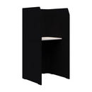 Sonic Focus Standup Pod Acoustic 1800H x 900L x 850D Black / Snow
