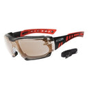 Scope Speed Pro Safety Glasses Red/black Frame Af/as Eclipse Lens Each