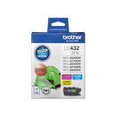 Brother Inkjet Ink Cartridge LC4323 Tri Colour Pack 3