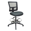 Buro Metro II Connect Mesh Back Chair With Foot Ring Architectural Black
