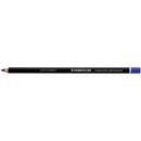 Staedtler Lumocolor Glasochrom Pencil Permanent Blue Box 12