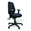 Aura Ergo+ High Back Chair Black With Arms