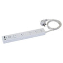Dynamix 4-way 10a Home & Office Powerboard With Two Usb 3.4a Rapid Charging Ports