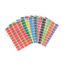 Filecorp ColourFind Lateral File Labels Number 0-9 25 x 42mm AssortedColours Set