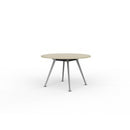 Team Round Table 1200mm Nordic Maple / Silver