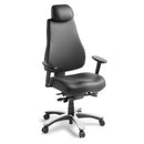 Control 24/7 Heavy Duty Task Chair Sychro High Back Black
