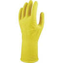 Lynn River / Selfgard Silverlined Rubber Gloves Yellow Size L Pack 12