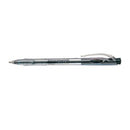 Stabilo 308 Ballpoint Pen Retractable Fine 0.4mm Black Box 10
