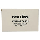 Collins Visiting Cards 90 x 55mm Small Pack 52