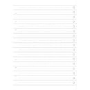 Filofax Clipbook Refill Checklists Double Sided A5 25 Pages