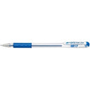 Pentel K116 Hybrid Rollerball Pen Capped Gel Ink Fine 0.6mm Blue