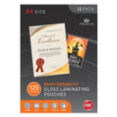 GBC Laminating Pouches Gloss A4 125 Micron Pack 25