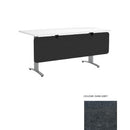 Desk Screen Below Desk 1200Wx440Hmm Dark Grey