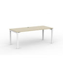 Cubit Desk 1800wx800d Nordic Maple Top / White Frame