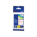 Brother P-Touch Labelling Tape Laminating TZe-232 12mm x 8m Red On White