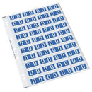 Codafile Lateral File Labels Alpha Letter D 25mm Sheet 40