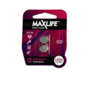 Maxlife Battery Button Cell LR54 Alkaline Pack 2