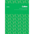 Collins Cash Receipt Book No Carbon Required A5/4DL 100 Duplicate