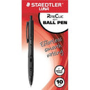 Staedtler Luna RiteClic Ballpoint Pen Retractable Fine 0.7mm Black