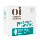 Oi Organic Ultra Thin Pads SuPer Wings Pack 10 Box 12