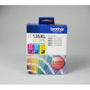 Brother Inkjet Ink Cartridge LC135XL High Yield Tri Colour Pack 3
