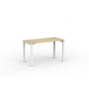 Cubit Desk 1200Wx600D Oak / White Frame
