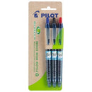 Pilot B2P BeGreen Gel Ink Pen Retractable Fine 0.7mm Assorted ColoursPack 3