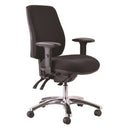 Roma 24/7 Task Chair 3 Lever High Back Black with Arms