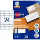 Avery Address Labels Quick Peel Sure Feed Inkjet 936054 / J8159 64 x 33.8mm 24 Per Sheet Pack 600