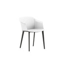 Aurora 4 Leg Chair Snowball / Black Base