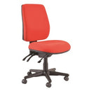 Roma Task Chair 3 Lever High Back Red No Arms