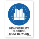Sign - High Visibility Clothing Must Be Worn 230mm X 300mm