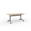 Team Flip Table 1600W x 800D Atlantic Oak / Black