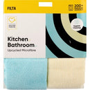 Filta Cleaning Cloth Kitchen & Bathroom Upcycled Microfibre Pack 2