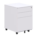 Pryme Cube Mobile Pedestal Steel Locking 600H x 390W x 500D White