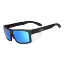 Scope Cross Fit Safety Glasses Frozen Black Frame/inc X-fit Temples Sky Blue Mirror Lens Each