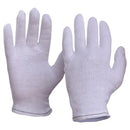 Interlock Poly/cotton Liner Hemmed Cuff Gloves Men's