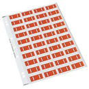 Codafile Lateral File Labels Alpha Letter I 25mm Sheet 40