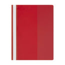 Marbig Deluxe Flat File A4 Clear/Red