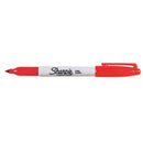Sharpie Permanent Marker Bullet Tip Fine 1.0mm Red
