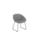 Camellia Visitor Chair Sled Base Reef Pewter